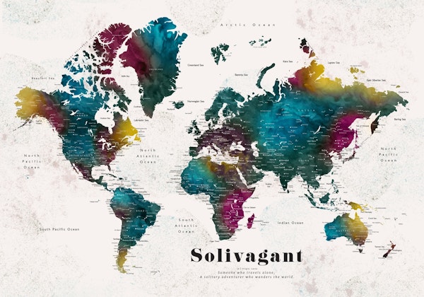 Solivagant Charleena world map