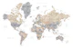 Gouri world map with cities