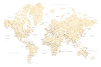 Remi world map with cities papiers peint