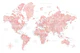 Alheli world map with cities
