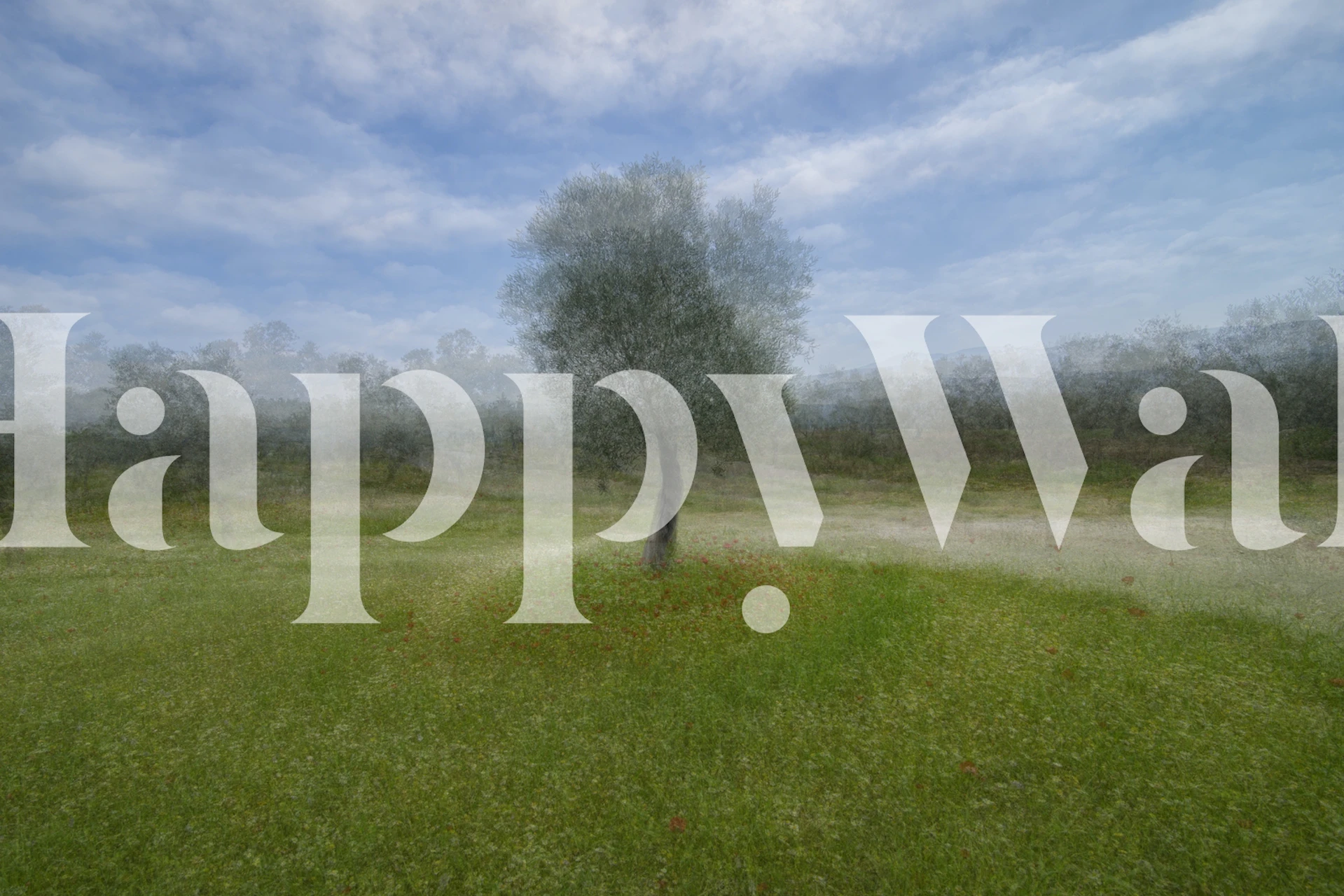 Design di carta da parati fantasy in una stanza