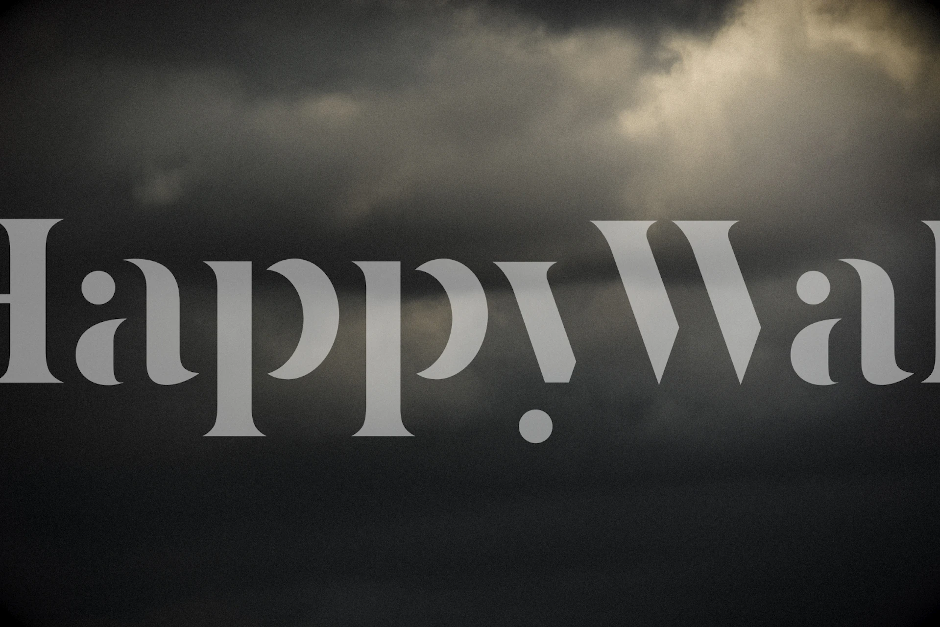 Dark abstract cloudy wallpaper in muted gray tones