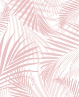 Blush Pink Palm Leaves Dream 3 tapet