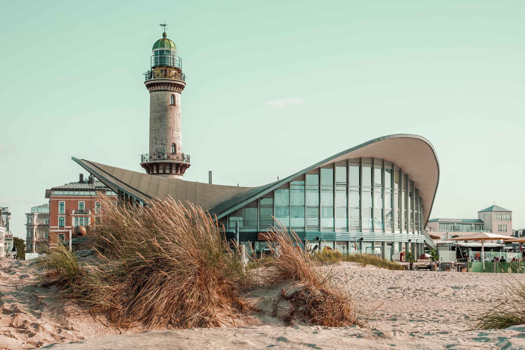 Buy Lightning Warnemünde wallpaper - Free shipping