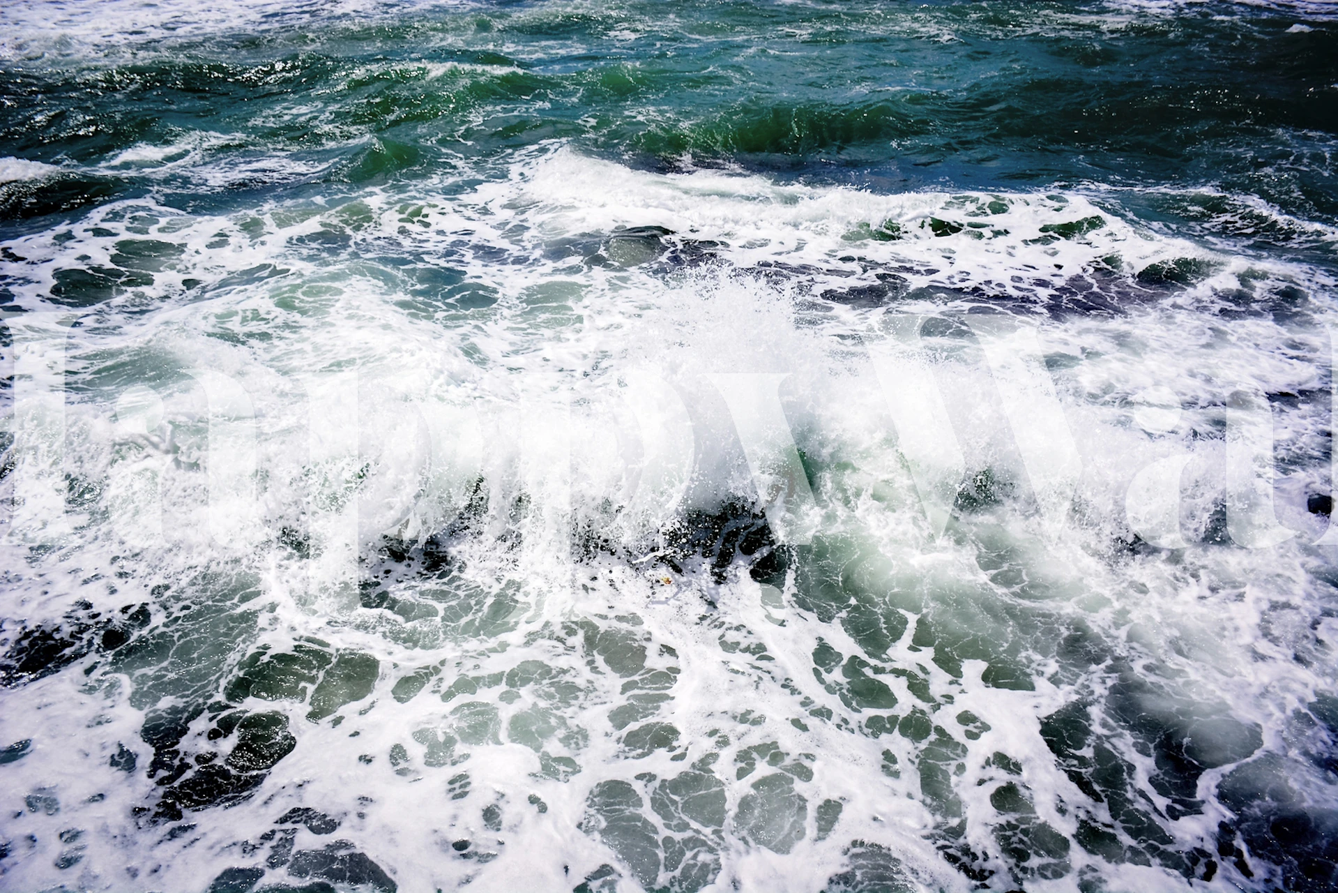 White Splash wallpaper in a stylish interior