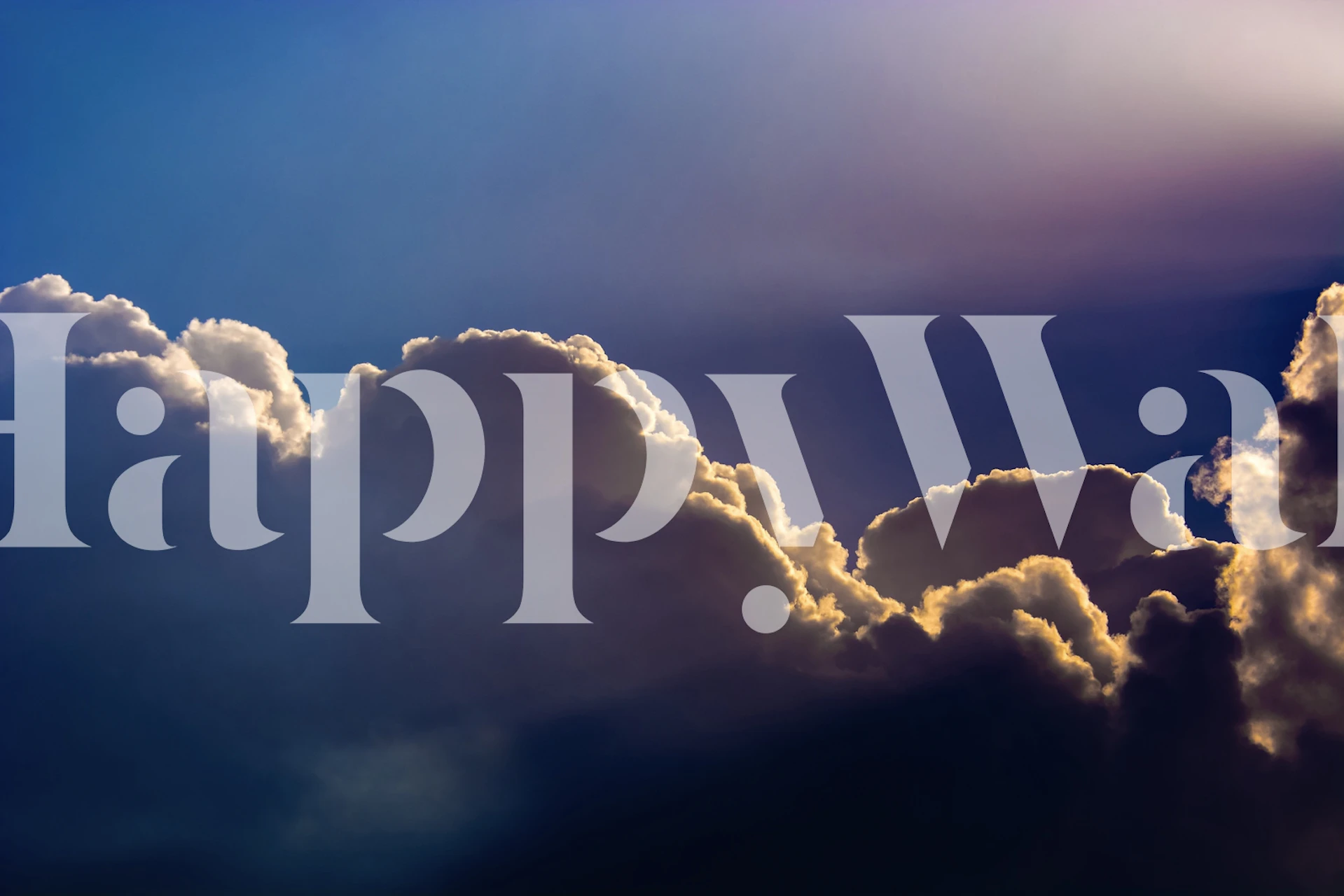 Morning has broken dizajn zida neba u sobi