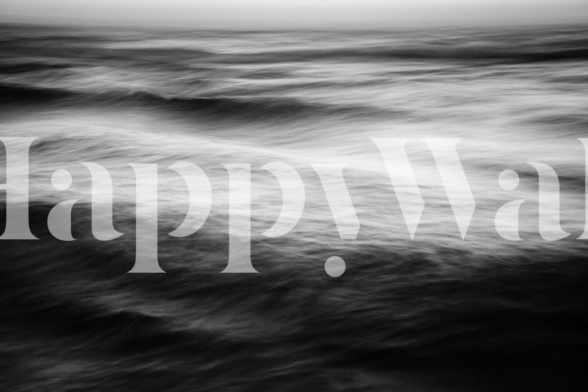 Papel de parede Ocean Dunes em uma sala de estar