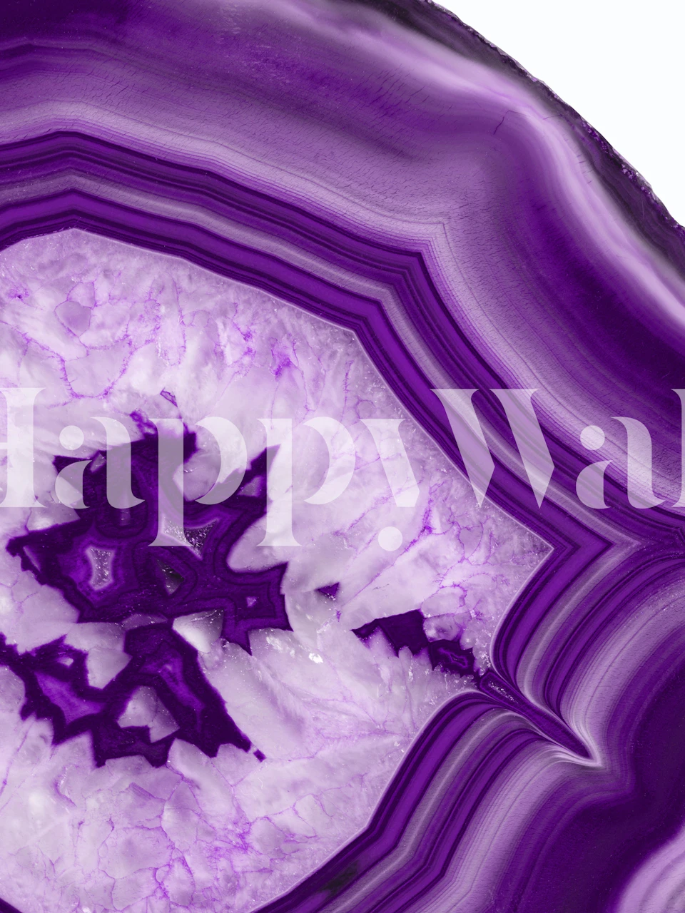 Purple agate patterns with rich amethyst and white tones wallpaper