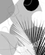 Minimal Yin Yang Palm Leaf 2