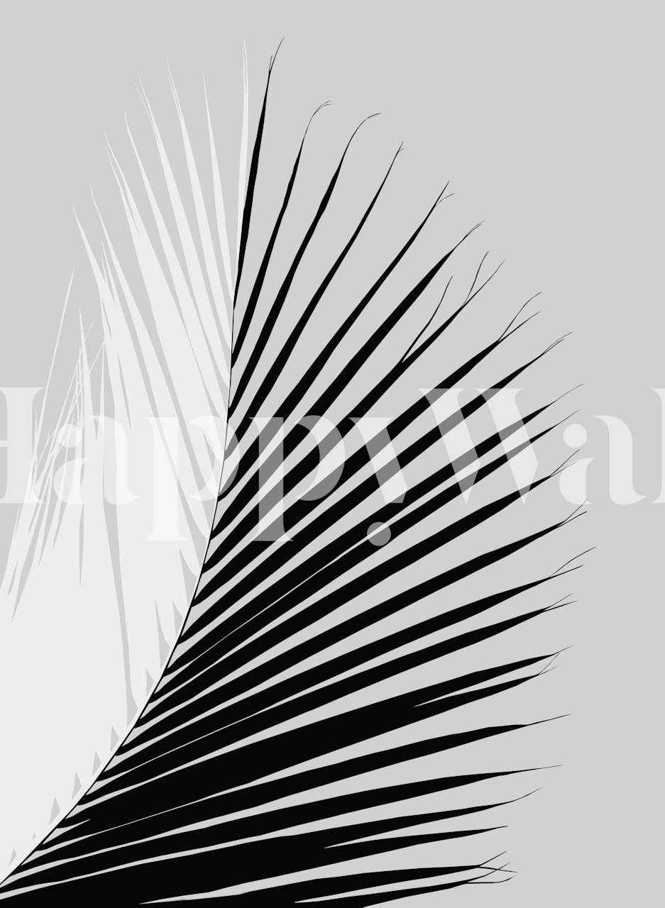 Minimal Yin Yang Palm tapet i rommet