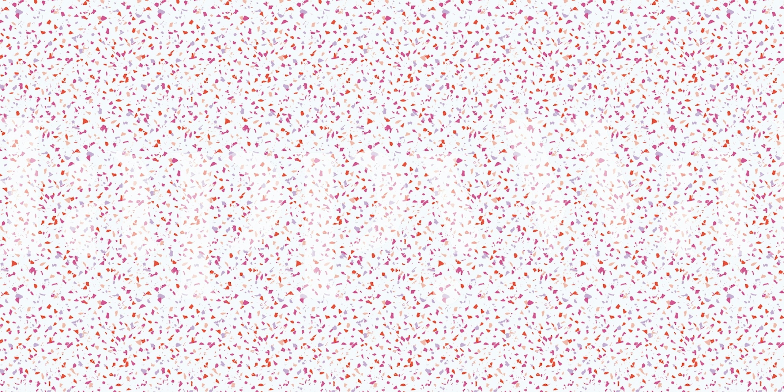 Papel tapiz Lilac Terrazzo en una habitación luminosa