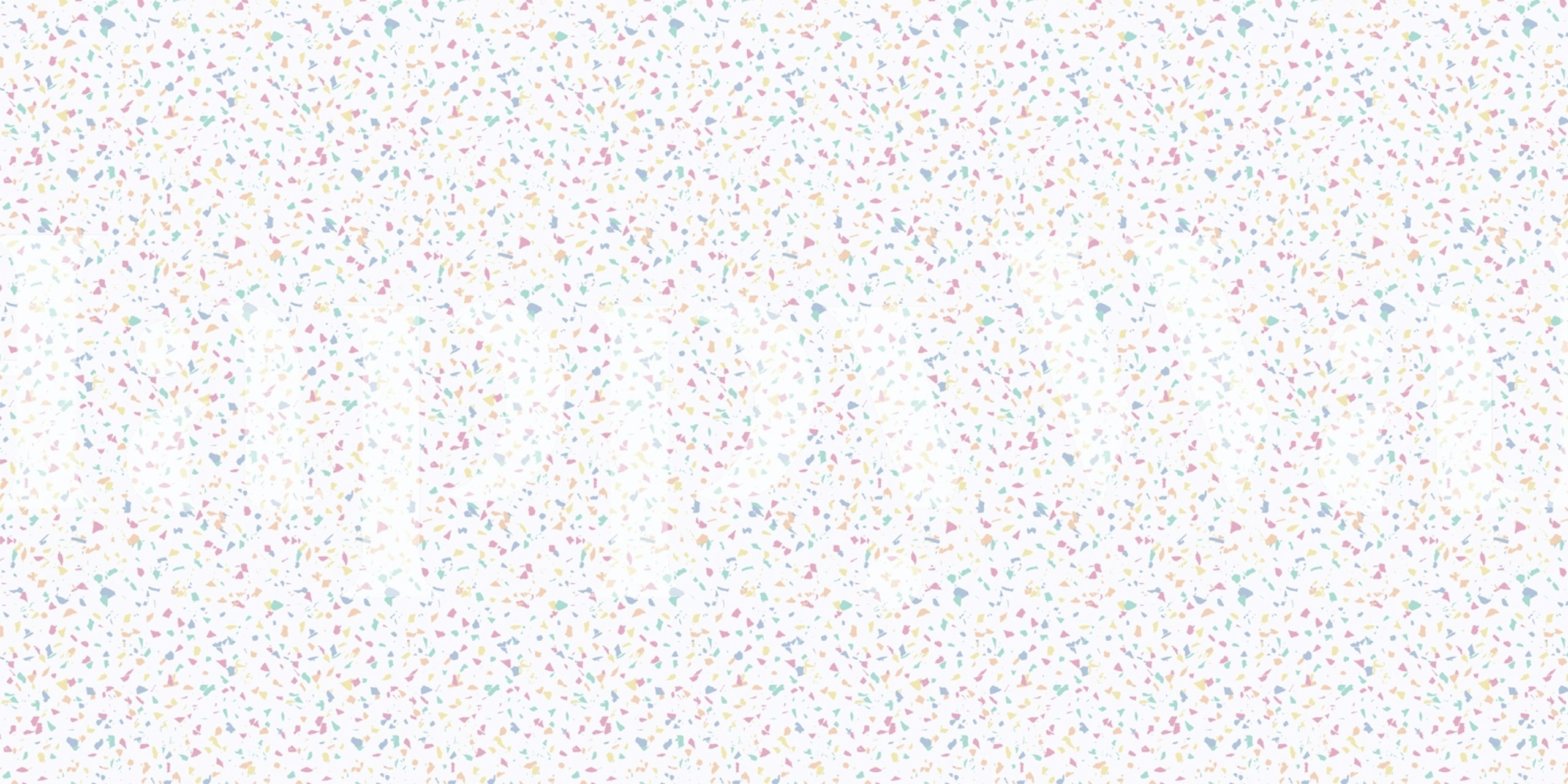 Zidna slika s duginim teraco uzorkom za suvremeni interijer.