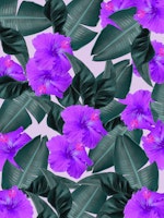 Hibiscus Jungle Leaves Dream 2 tapete