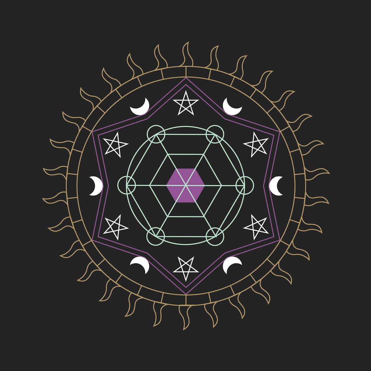 Sacred Geometry Wallpaper Buy Online at Happywall