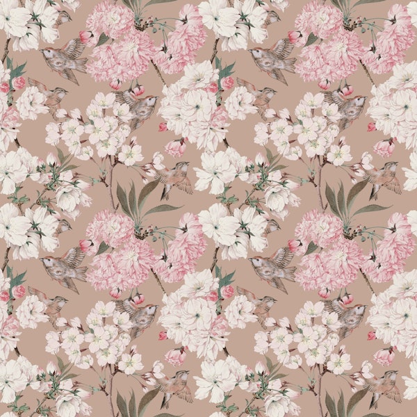 Vintage Japanese Sakura Garden