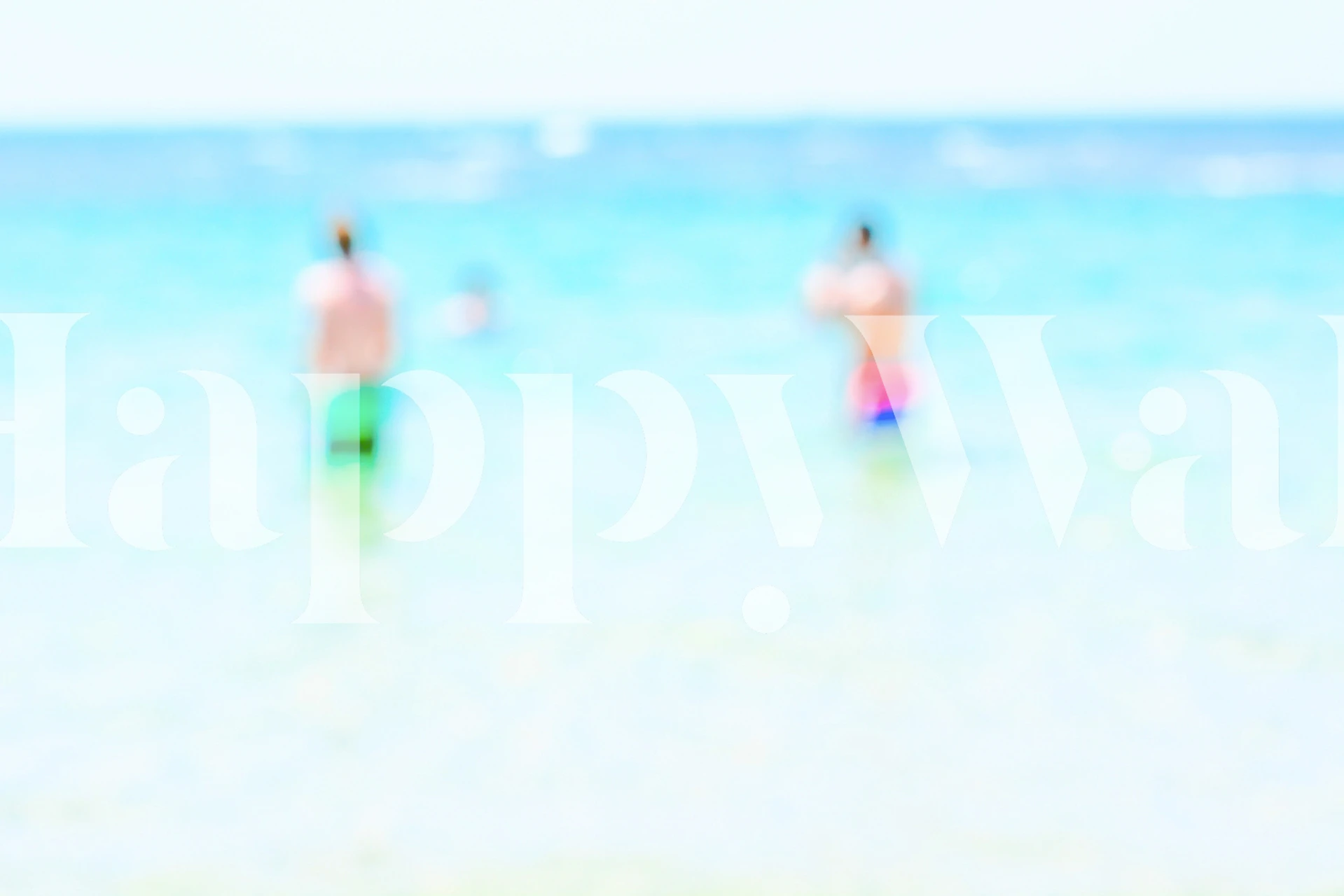 Papier peint Seaside dans une pièce relaxante