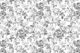 Monochrome White Vintage Roses
