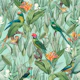 Tropical Parrots in the Jungle