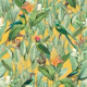 Vintage Tropical Golden Jungle