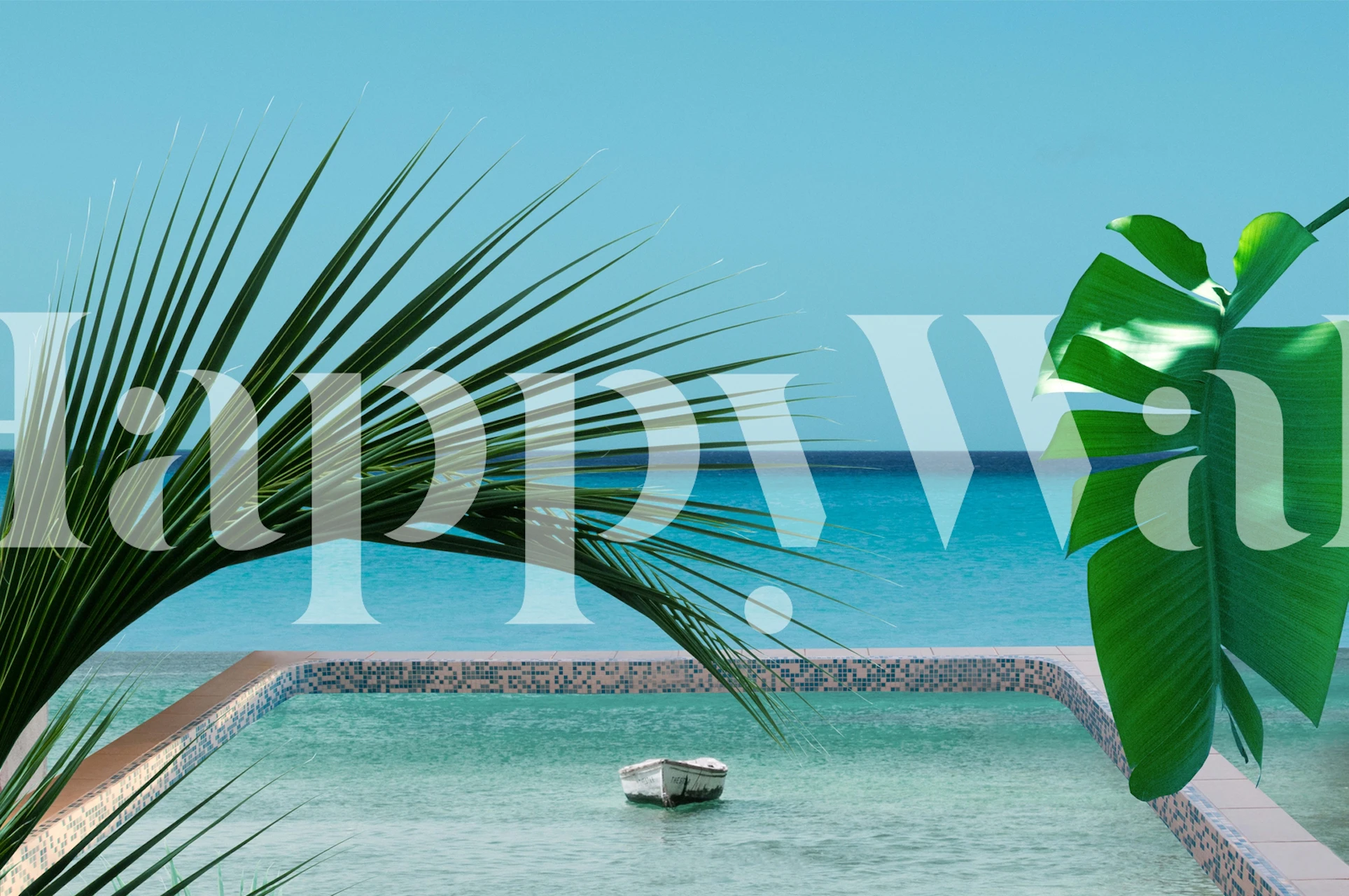 Pool Dream Infinity 1 wallpaper in a serene room