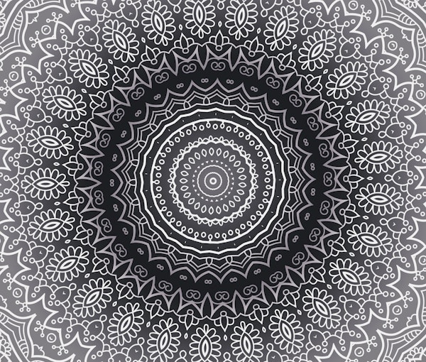 Grey Mandala