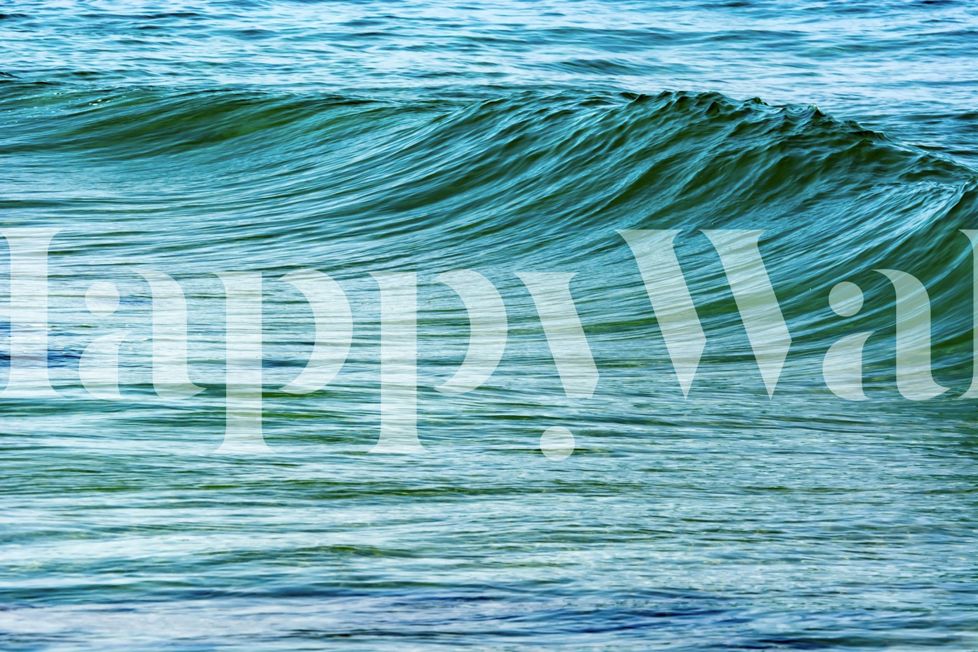 Uniqueness of Waves XIV wallpaper in a room