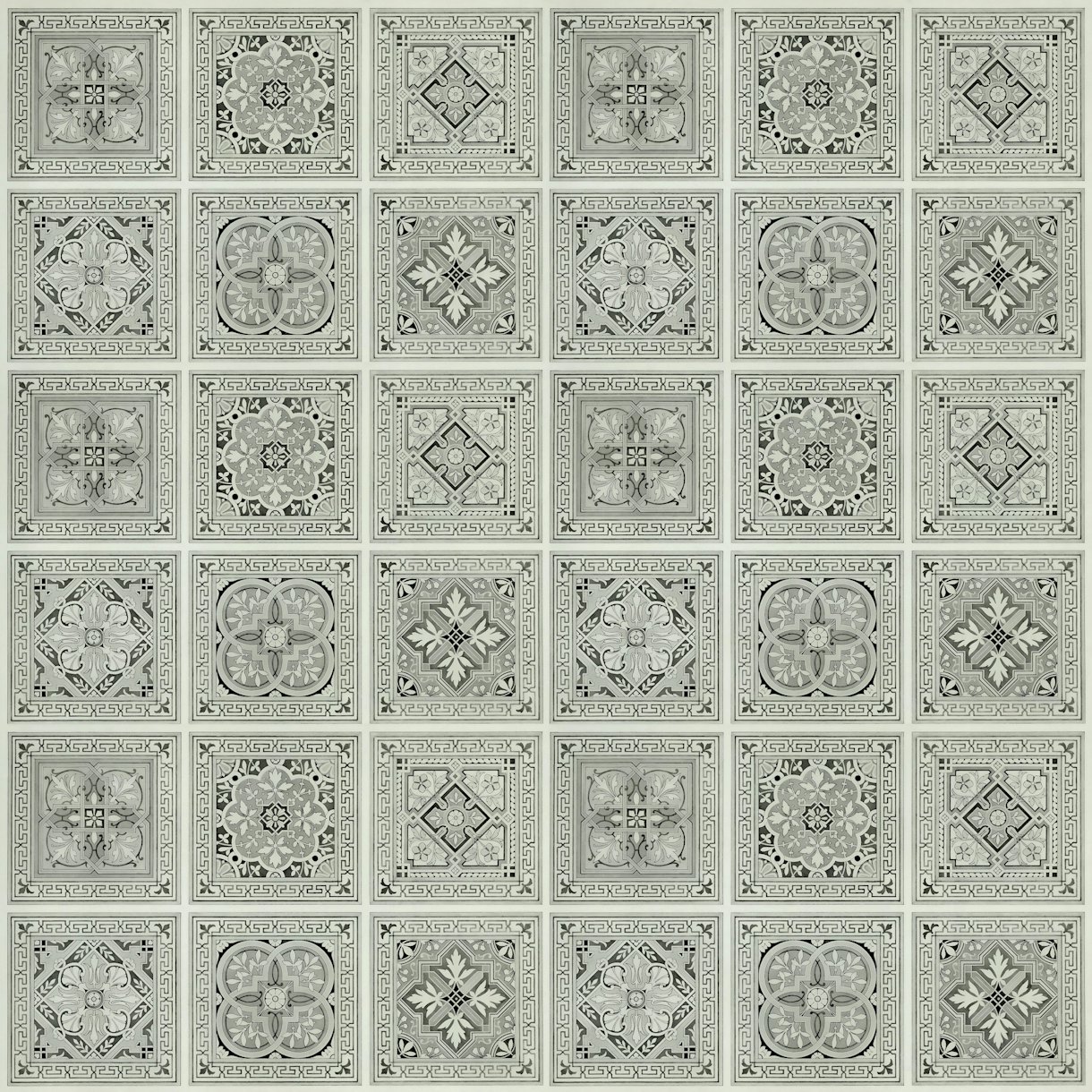 Warm Grey Tiles Wallpaper - Stylish and Modern Design | Happywall