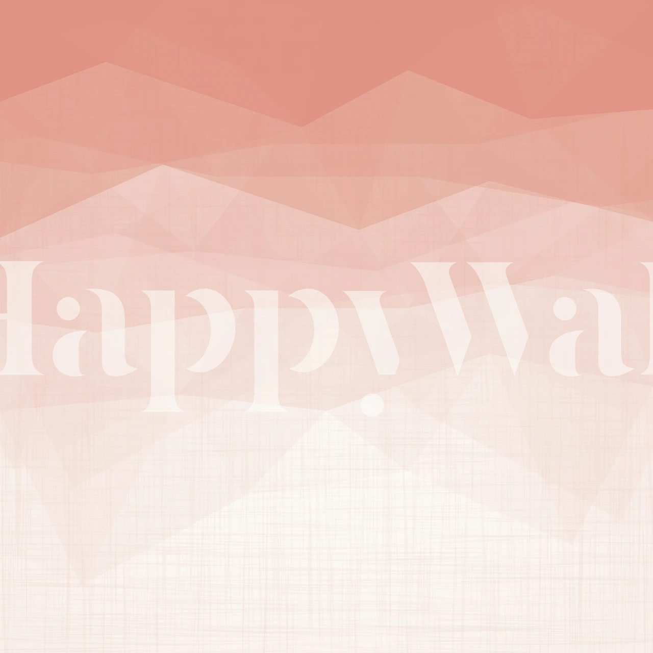 Geometric peach triangles with muted tones wallpaper