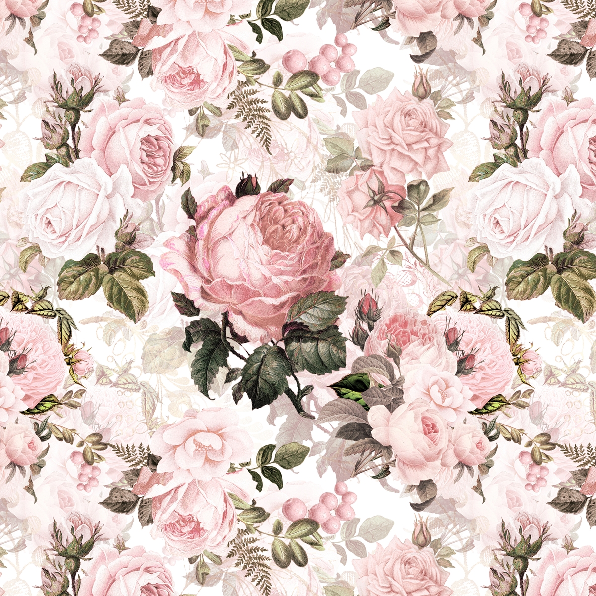 Salvete Vintage_blush_victorian_roses_display