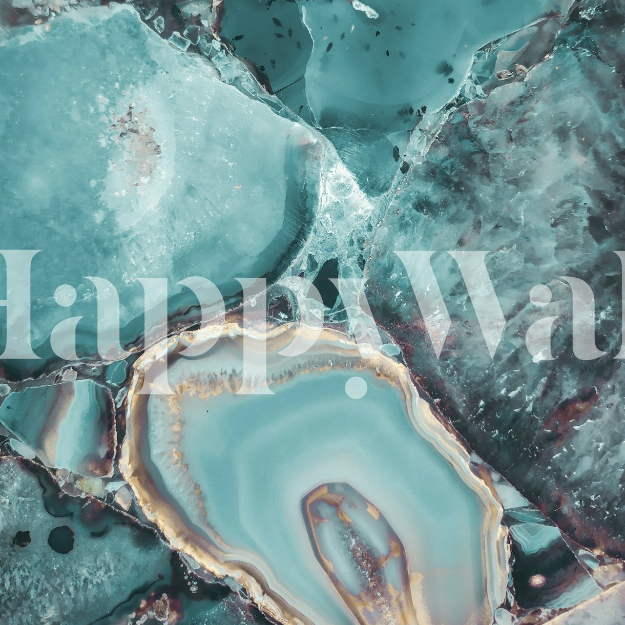Blue Gemstones wallpaper Happywall