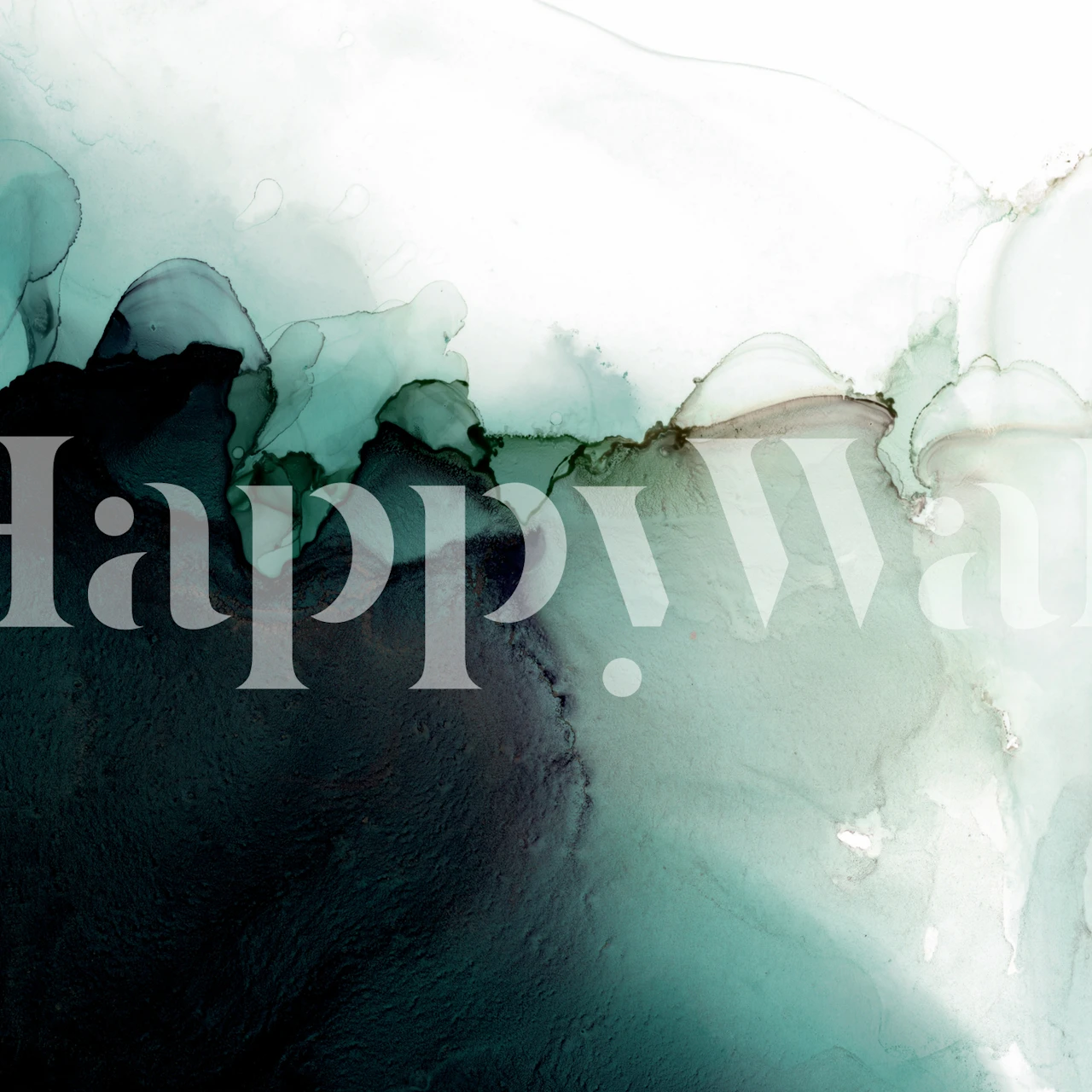 Abstract wallpaper design in a room