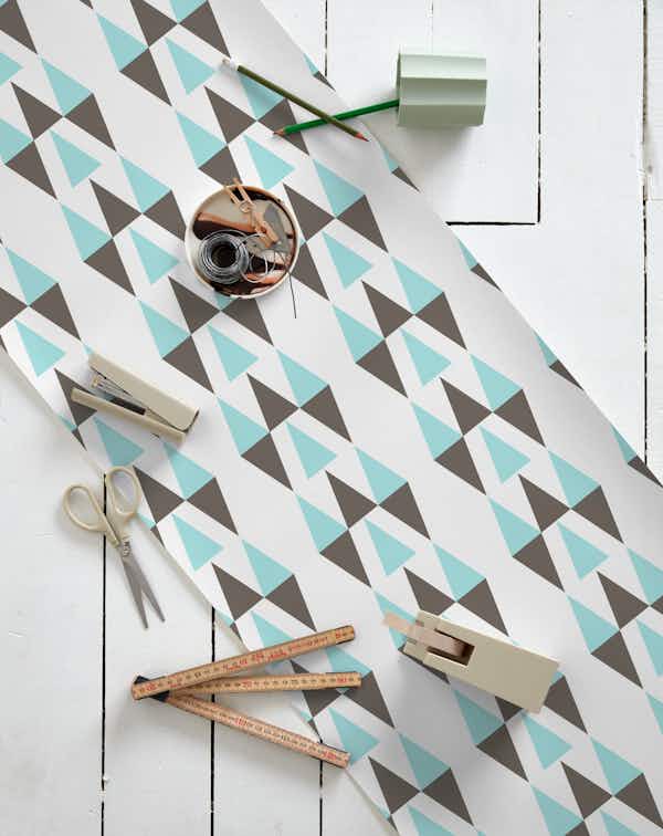 Retro pattern tapet roll