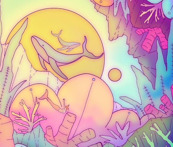 As the mermaid travels