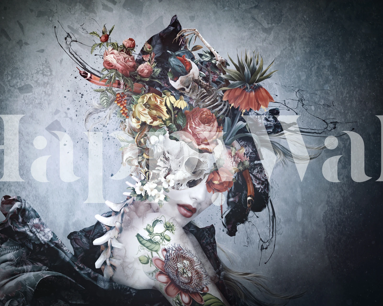 Póster de Dark Queen exhibido en una habitación