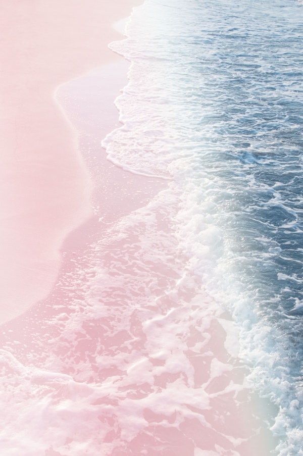 Blush Pink Blue Ocean Dream 2
