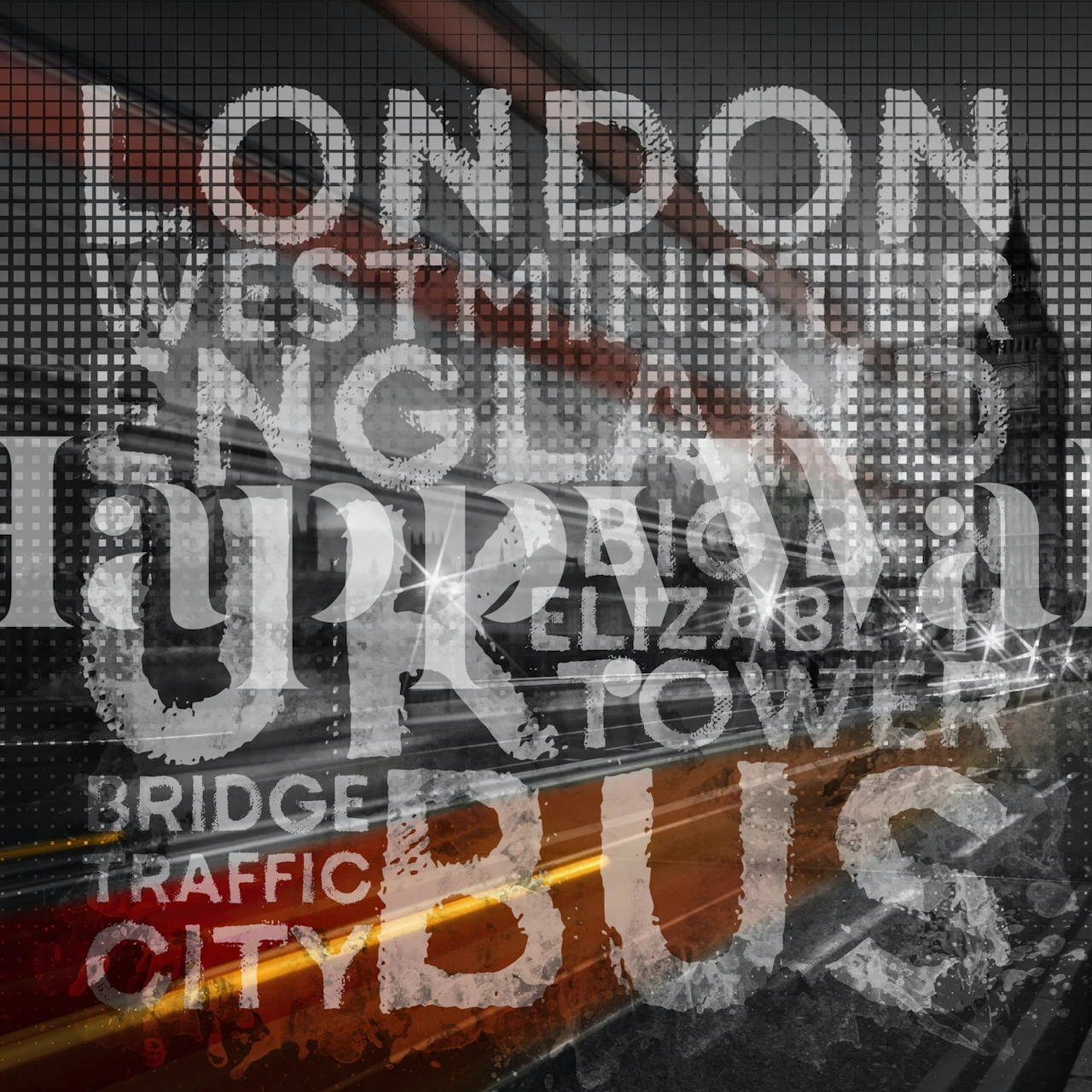 Traffic on Westminster Bridge wallpaper in a room