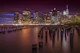 Manhattan Skyline at Sunset
