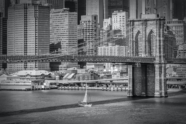 Brooklyn Bridge and East River