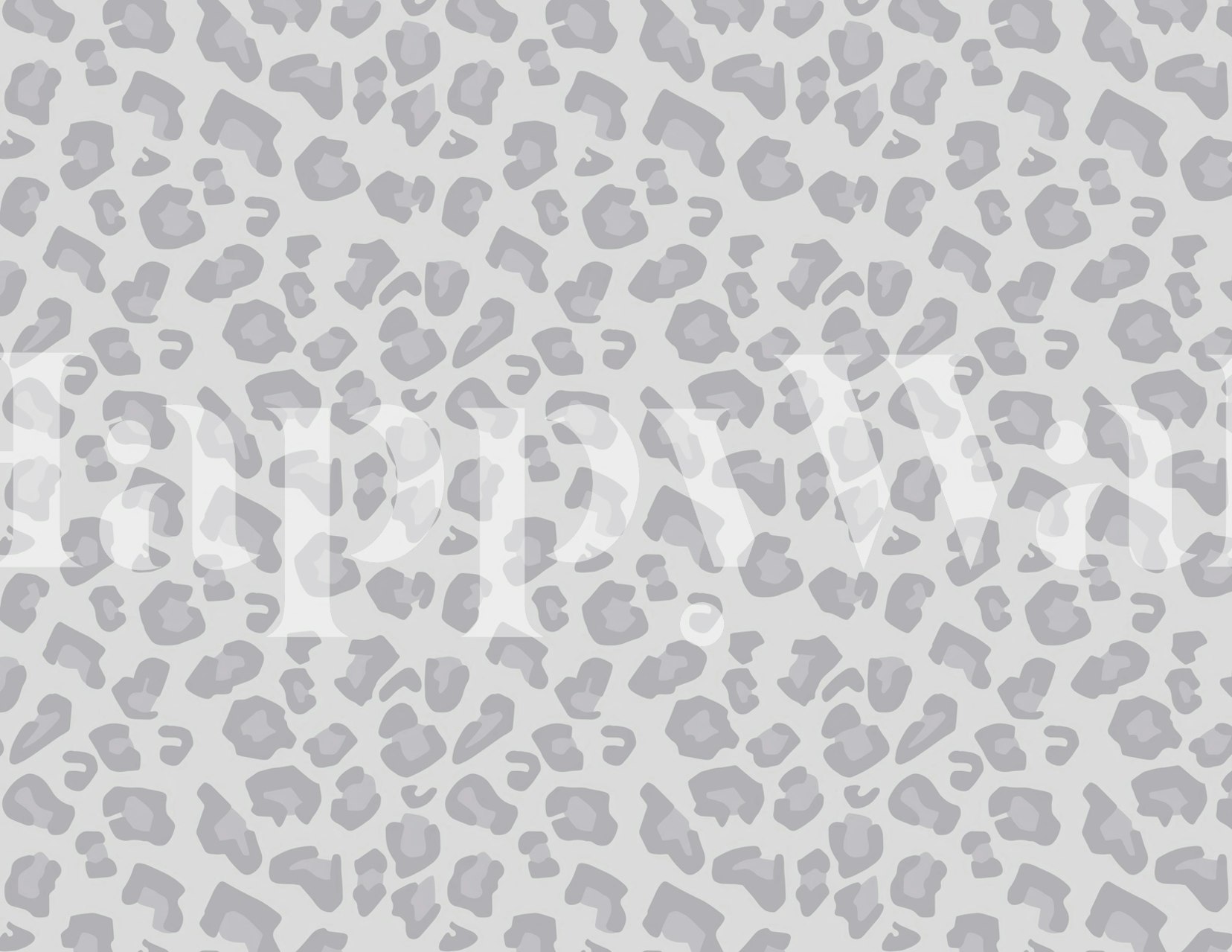 Nowoczesna fototapeta w panterkę w kolorze jasnoszarym o subtelnym i wyrafinowanym designie