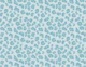 Modern Leopard Print Pale Aqua