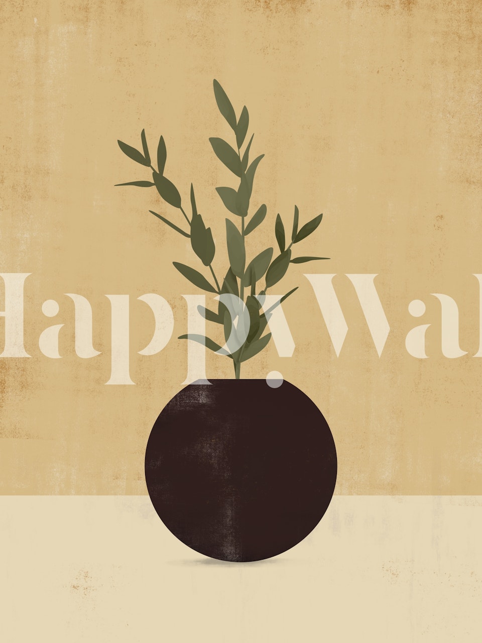 SHE Desert 5 behang in een moderne kamer