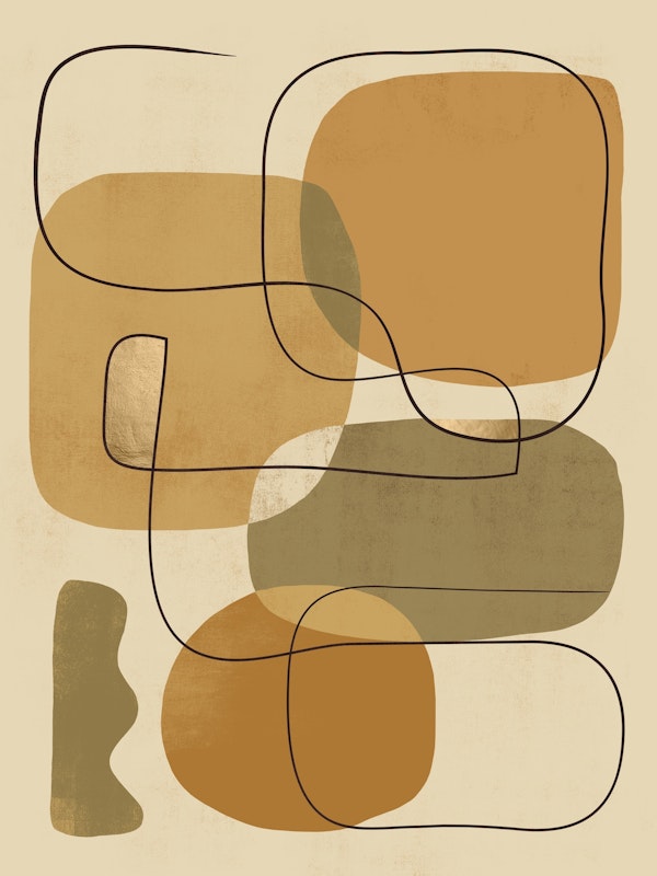 Organic Shapes in Desert