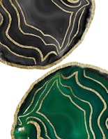 Yin Yang Emerald Black Agate 1 ταπετσαρία