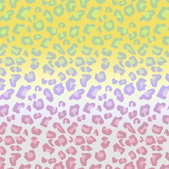 Rainbow Leopard Modern Print Wallpaper | Happywall.com