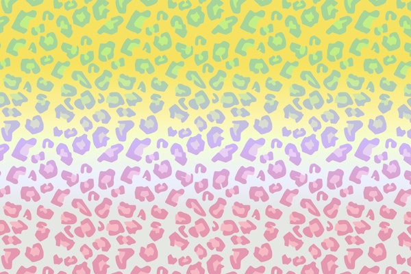 Rainbow Leopard Modern Print