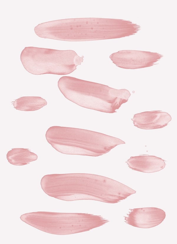 Minimal Blush Brush Strokes 1