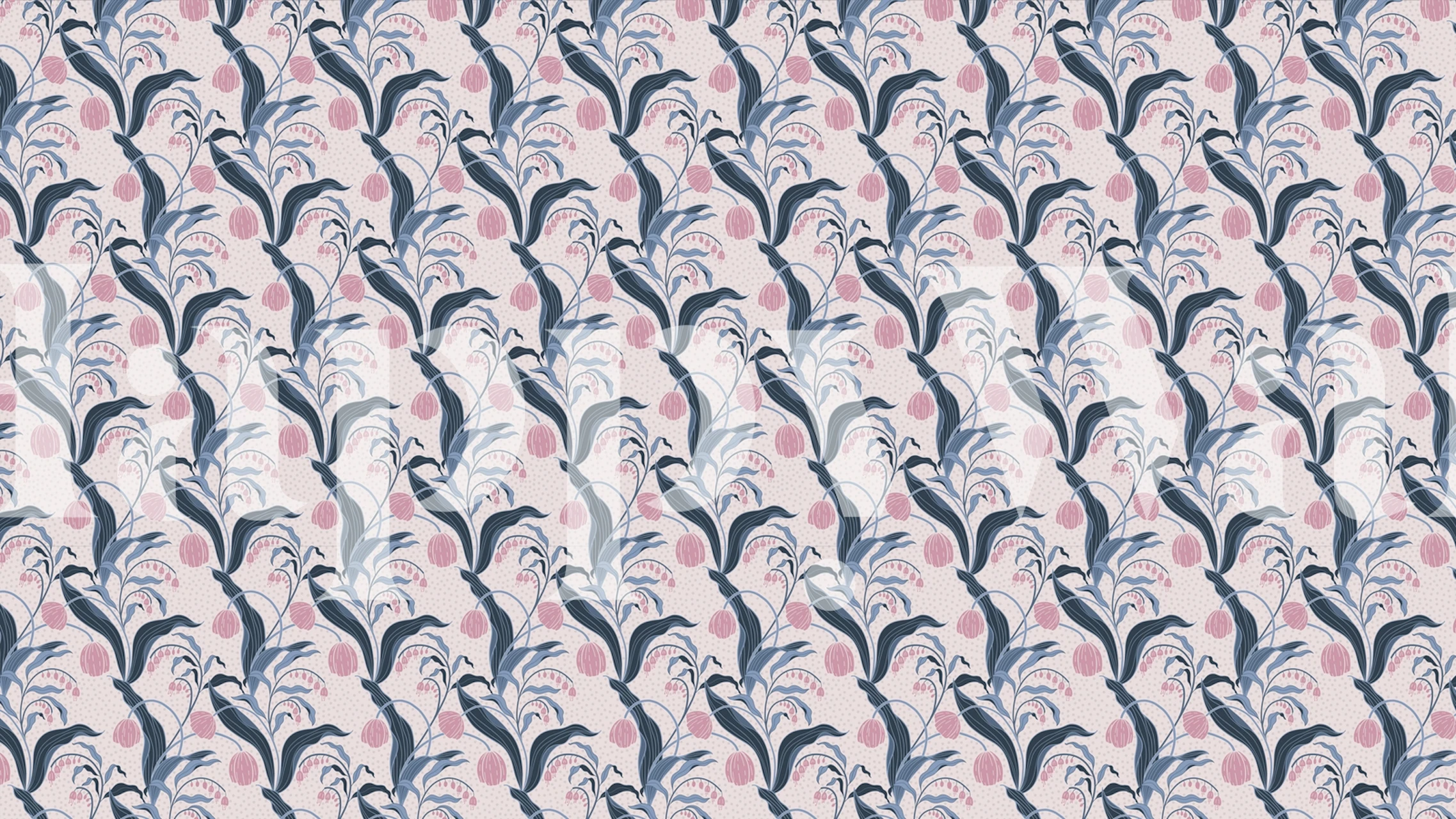 Eleganckie różowe tulipany i delikatna szara fototapeta