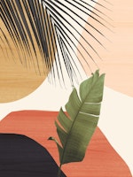 Banana Leaf Abstract 1 wallpaper