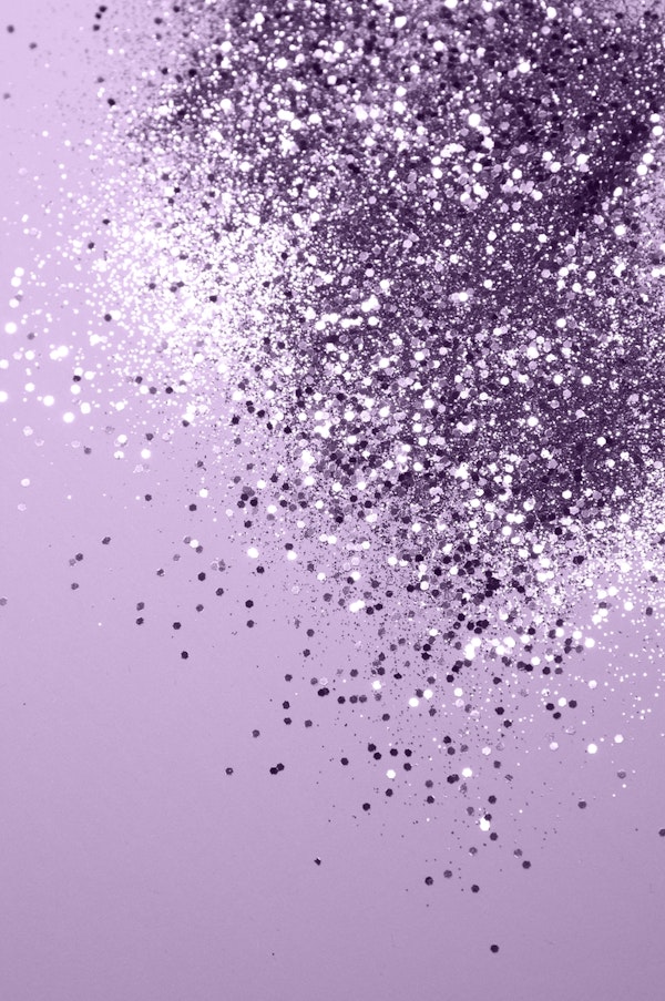 Soft Lavender Lady Glitter 1