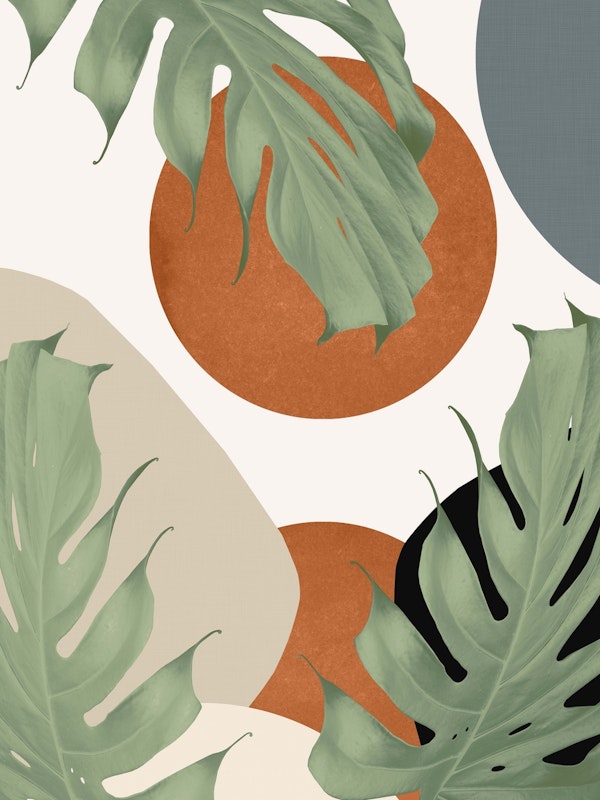 Abstract Shapes Leaves 1